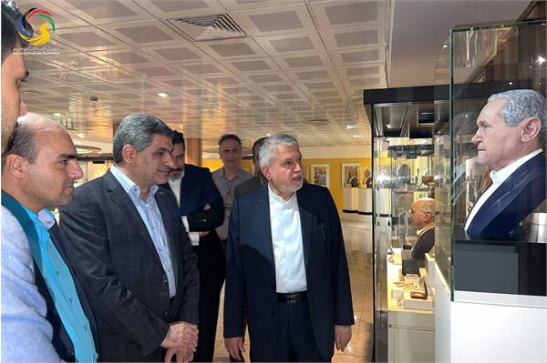بازدید محسن پازوکی مدیرعامل بیمارستان محب کوثر از موزه ملی ورزش، المپیک، پارالمپیک