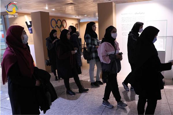 بازدید نخبگان دانشکده فنی و حرفه ای شریعتی از موزه ملی ورزش، المپیک، پارالمپیک