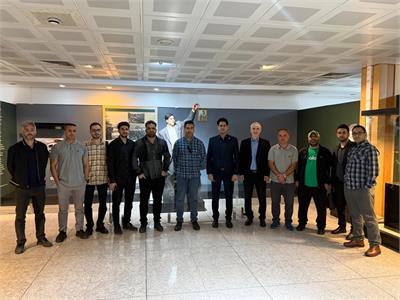 بازدید کارکنان اداره کل ورزش و آمادگی جسمانی وزارت دفاع از موزه ملی ورزش