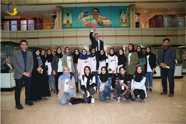 بازدید دانشجویان دانشکده تربیت بدنی دانشگاه تهران از موزه ملی ورزش، المپیک، پارالمپیک