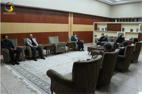 اهدایی دکتر صفا صاحب نیف رئیس فدراسیون تنیس عراق به موزه ملی ورزش، المپیک، پارالمپیک