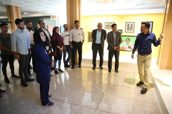 مراسم اهدا کاپ افتخارآفرینان ورزش راگبی و بازدید از موزه ملی ورزش،المپیک و پارالمپیک