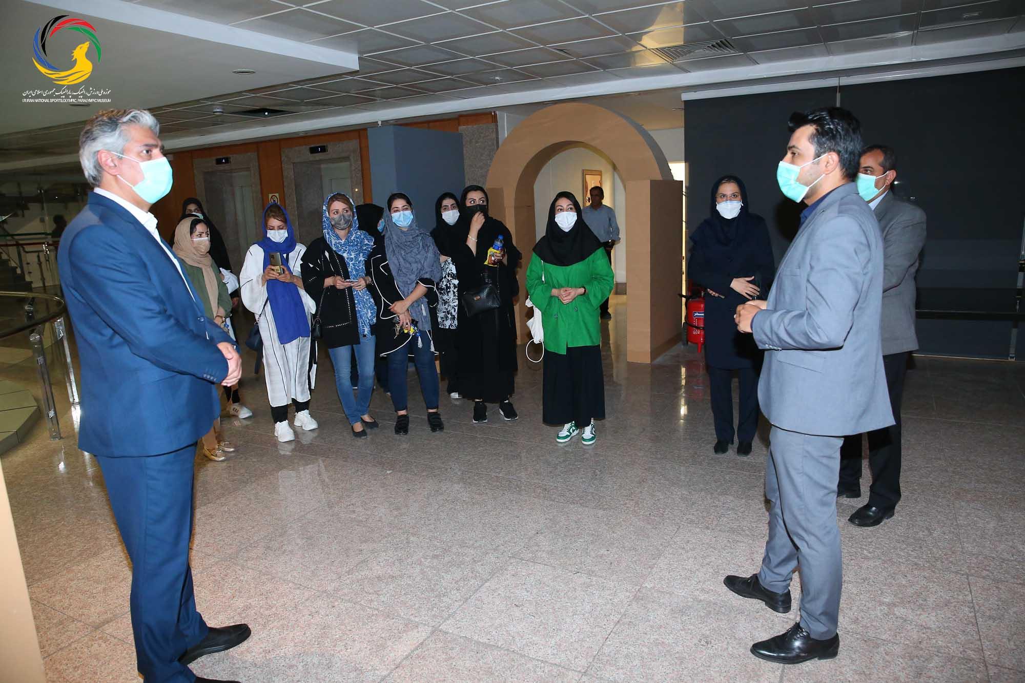 بازدید دانشجویان رشته تربیت بدنی دانشکده مهارت و کارآفرینی یادگار امام از موزه ملی ورزش، المپیک، پارالمپیک