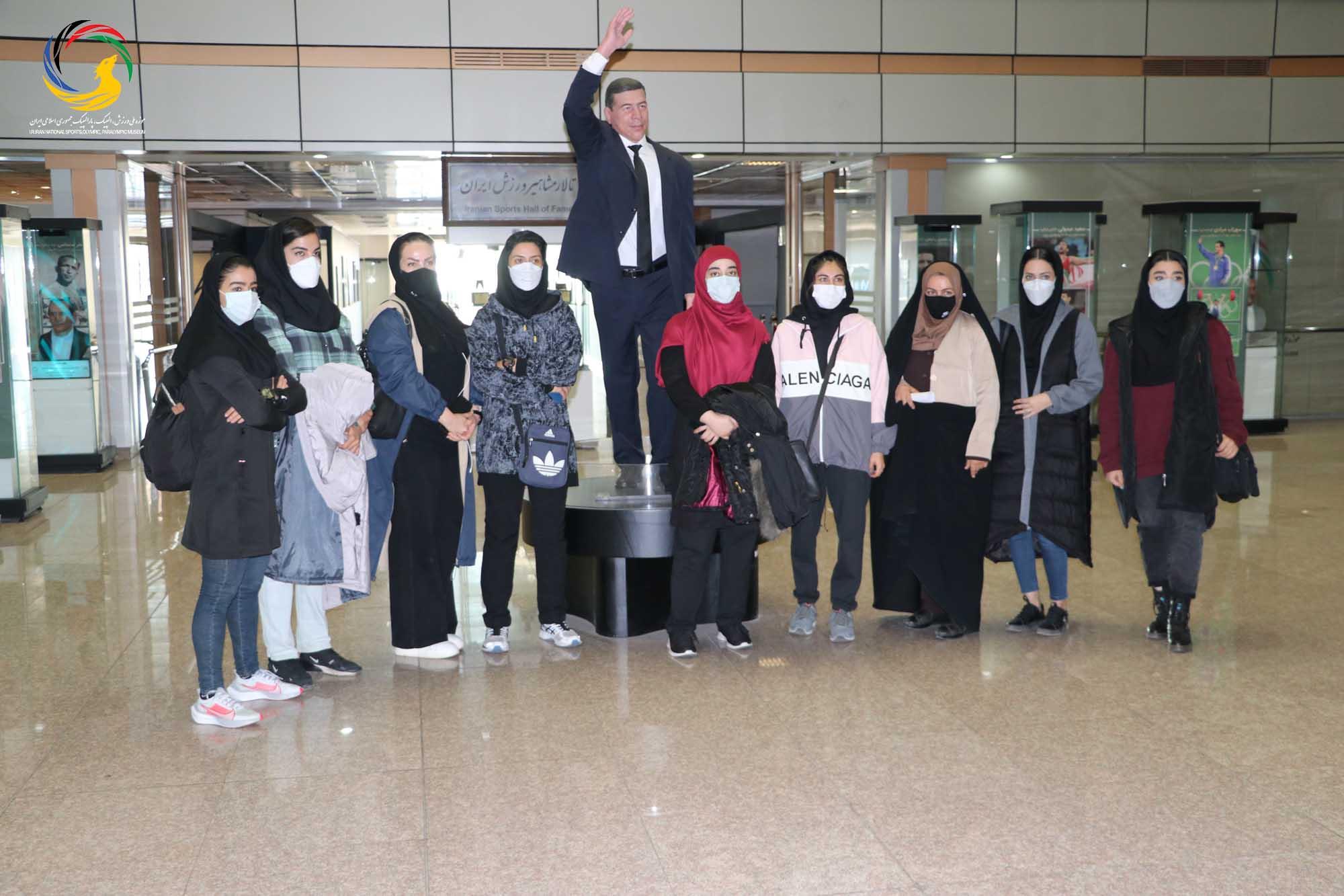 بازدید نخبگان دانشکده فنی و حرفه ای شریعتی از موزه ملی ورزش، المپیک، پارالمپیک