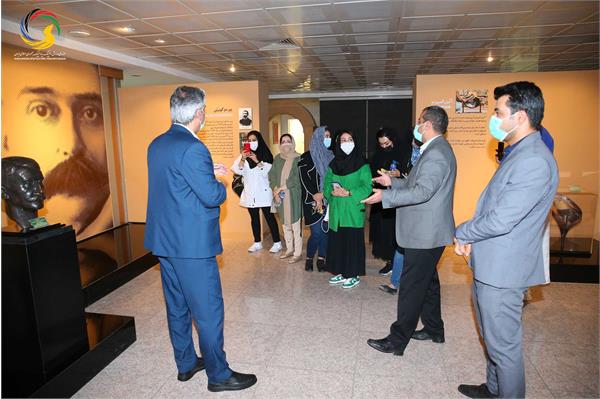 بازدید دانشجویان رشته تربیت بدنی دانشکده مهارت و کارآفرینی یادگار امام از موزه ملی ورزش، المپیک، پارالمپیک
