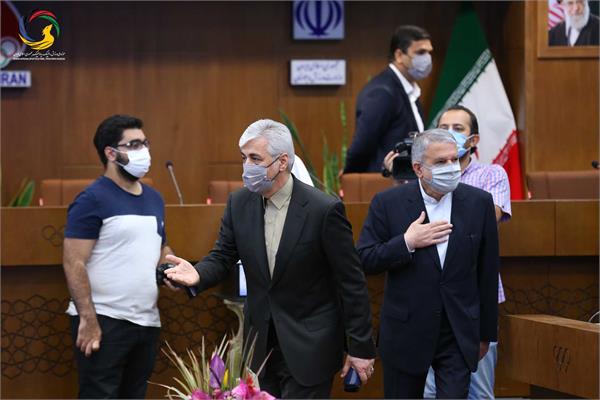 مراسم رونمایی از سردیس نام آوران بوکس کشور