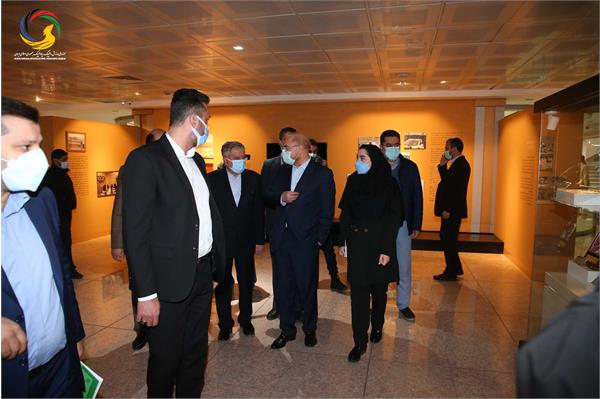 بازدید دکتر محمدباقر قالیباف از موزه ملی ورزش، المپیک، پارالمپیک