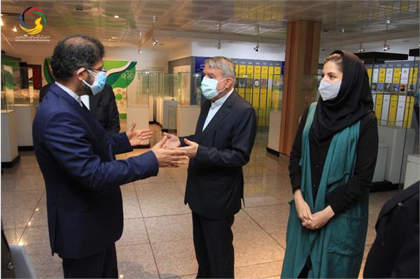 بازدید سخنگوی وزارت امور خارجه از موزه ملی ورزش،المپیک،پارالمپیک