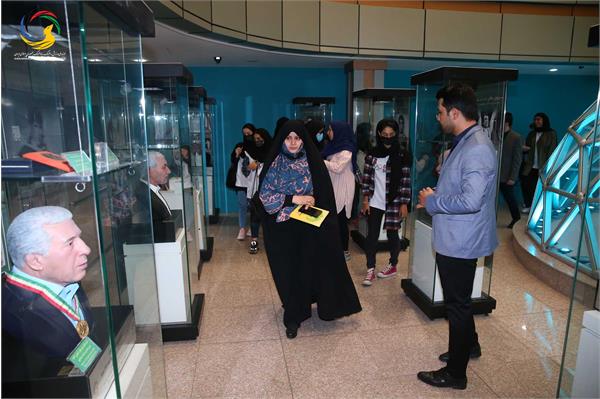 بازدید دانشجویان دانشکده تربیت بدنی دانشگاه تهران از موزه ملی ورزش، المپیک، پارالمپیک