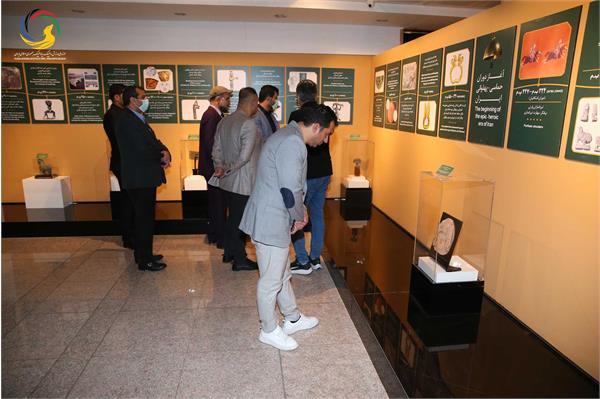 بازدید دکتر صفا صاحب نیف رئیس فدراسیون تنیس عراق از موزه ملی ورزش، المپیک، پارالمپیک