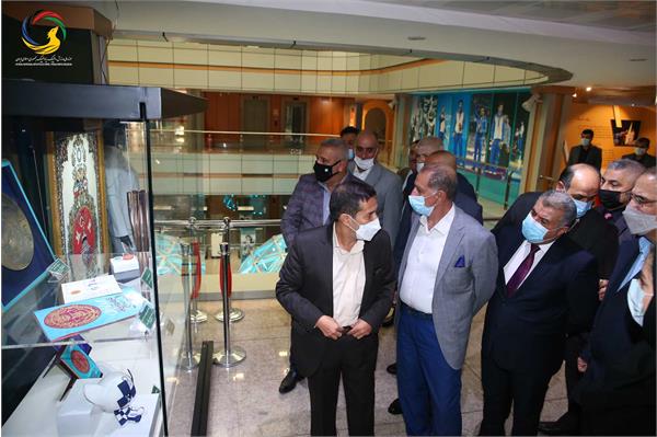 بازدید جمعی از روسای فدراسیون های ورزشی عراق از موزه ملی ورزش، المپیک، پارالمپیک