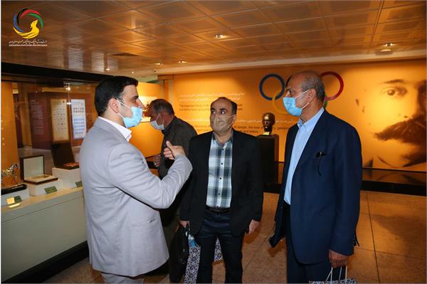 بازدید کانون مربیان فوتبال از موزه ملی ورزش،المپیک،پارالمپیک