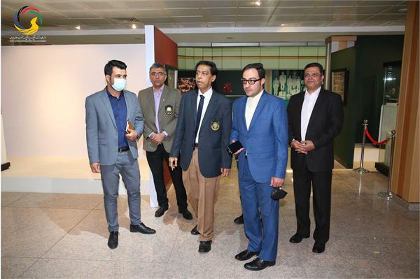 بازدید عبدالحلیم بن قادر رئیس فدراسیون سپک تاکرای آسیا از موزه ملی ورزش، المپیک، پارالمپیک