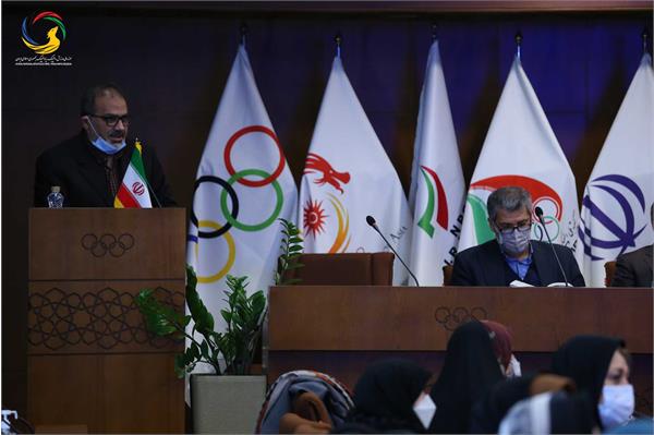 مراسم رونمایی از سردیس چهره ماندگار ورزش ایران سرکار خانم طاهره طاهریان