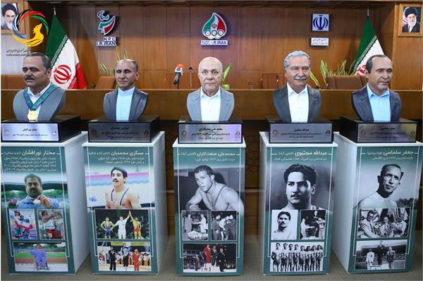 مراسم رونمایی از تندیس 5 تن از مدال آوران تاریخ المپیک و پارالمپیک ایران