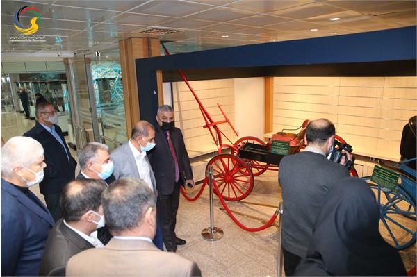 بازدید جمعی از روسای فدراسیون های ورزشی عراق از موزه ملی ورزش، المپیک، پارالمپیک