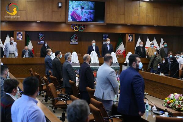 مراسم رونمایی از سردیس پنج تن از قهرمانان ورزش کشور