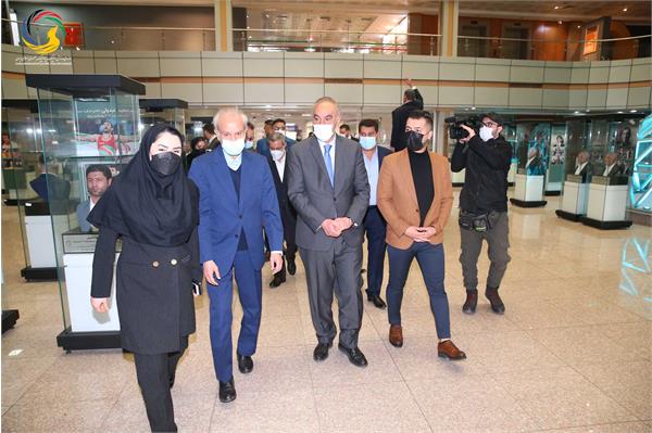 بازدید رئیس و دبیرکل کمیته ملی المپیک عراق از موزه ملی ورزش المپیک و پارالمپیک