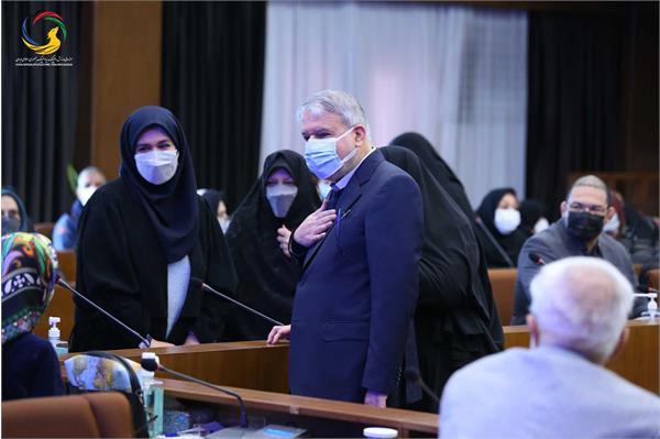 مراسم رونمایی از سردیس چهره ماندگار ورزش ایران سرکار خانم طاهره طاهریان