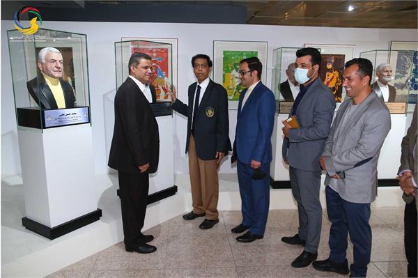 بازدید عبدالحلیم بن قادر رئیس فدراسیون سپک تاکرای آسیا از موزه ملی ورزش، المپیک، پارالمپیک