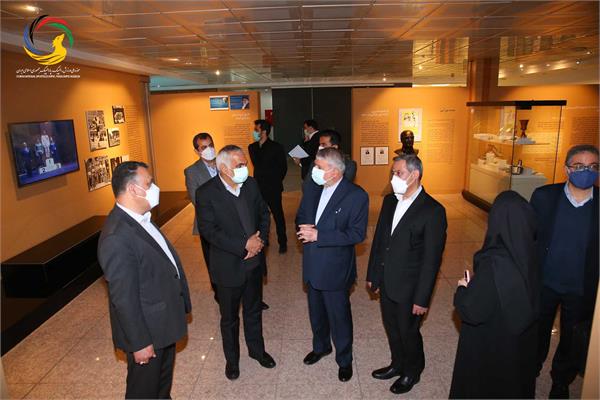 بازدید معاون وزارت تعاون، کار و رفاه اجتماعی از موزه ملی ورزش المپیک و پارالمپیک