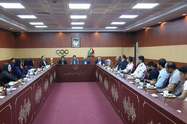 مراسم اهدا کاپ افتخارآفرینان ورزش راگبی و بازدید از موزه ملی ورزش،المپیک و پارالمپیک