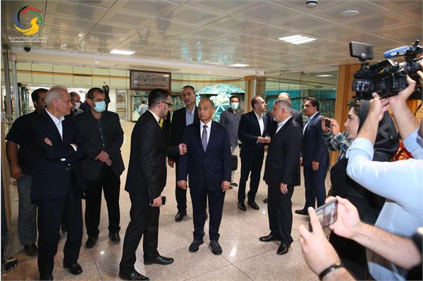 بازدید حسین المسلم مدیر کل شورای المپیک آسیا و رئیس فدراسیون بین المللی شنا از موزه ملی ورزش، المپیک، پارالمپیک