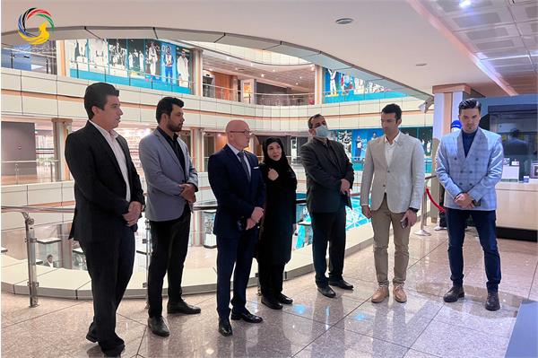 بازدید آندری نوویکوو مدرس جهانی پیلاتس و عضو کنفدراسیون پیلاتس از موزه ملی ورزش، المپیک، پارالمپیک