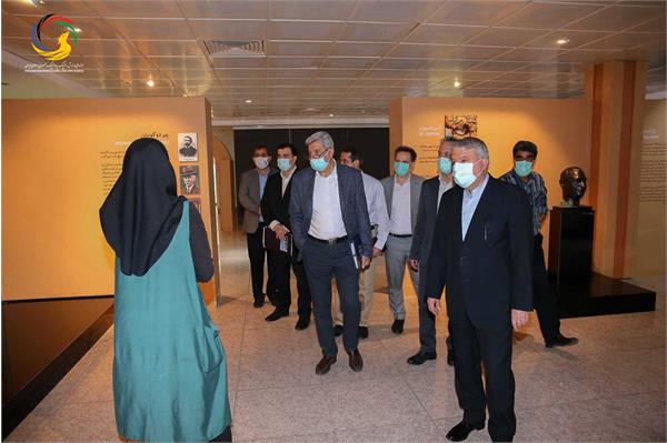 بازدید قائم مقام ریاست دانشگاه آزاد دکتر جمشید صباغ زاده در واحد علوم تحقیقات از موزه ملی ورزش