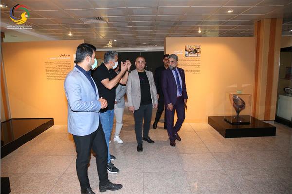 بازدید دکتر صفا صاحب نیف رئیس فدراسیون تنیس عراق از موزه ملی ورزش، المپیک، پارالمپیک