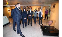 بازدید رئیس کمیته ملی المپیک مجارستان با هیئت همراه از موزه ملی ورزش، المپیک، پارالمپیک