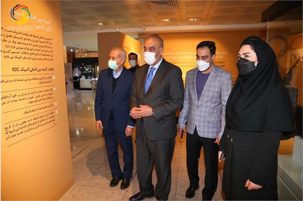 بازدید رئیس و دبیرکل کمیته ملی المپیک عراق از موزه ملی ورزش المپیک و پارالمپیک