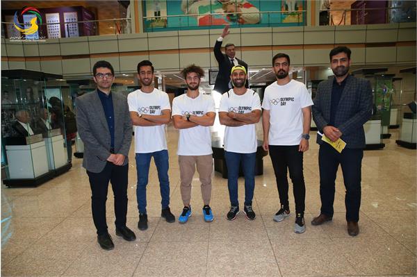 بازدید دانشجویان دانشکده تربیت بدنی دانشگاه تهران از موزه ملی ورزش، المپیک، پارالمپیک