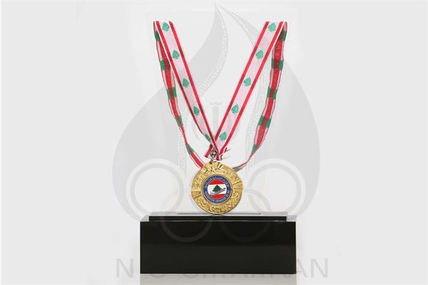 مدال طلا بیست و سومین  دوره بین المللی اسکی مارپیچ بزرگ 2013لبنان