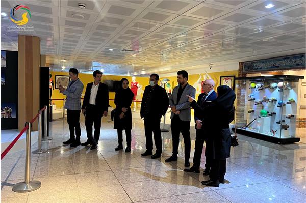 بازدید آندری نوویکوو مدرس جهانی پیلاتس و عضو کنفدراسیون پیلاتس از موزه ملی ورزش، المپیک، پارالمپیک