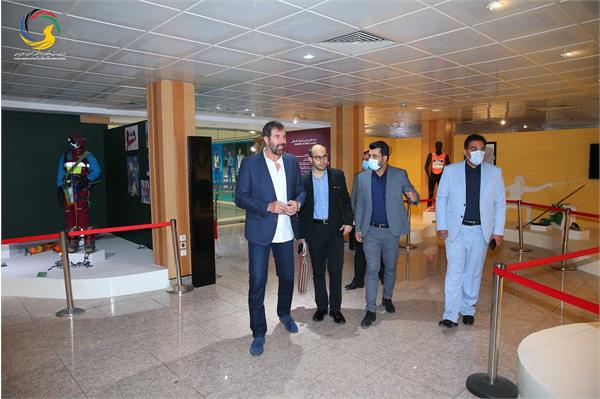 بازدید وسلین وویویچ سرمربی تیم ملی هندبال ایران از موزه ملی ورزش، المپیک، پارالمپیک