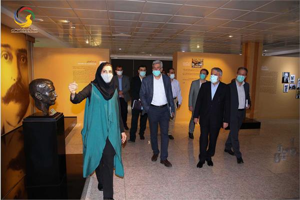 بازدید قائم مقام ریاست دانشگاه آزاد دکتر جمشید صباغ زاده در واحد علوم تحقیقات از موزه ملی ورزش