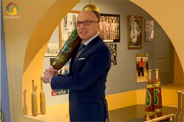 بازدید آندری نوویکوو مدرس جهانی پیلاتس و عضو کنفدراسیون پیلاتس از موزه ملی ورزش، المپیک، پارالمپیک