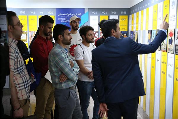 بازدید دانشجویان تربیت بدنی از موزه ملی ورزش،المپیک و پاراالمپیک