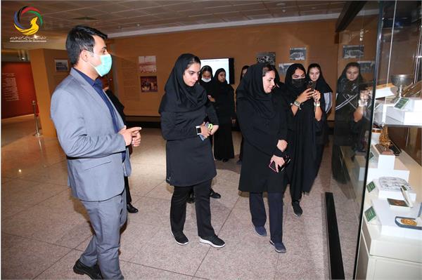 بازدید دختران اسنوکر زیر 21 سال کشوری از موزه ملی ورزش، المپیک، پارالمپیک