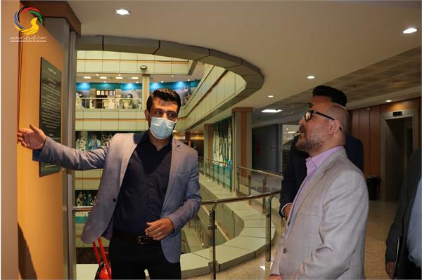 بازدید محمدرضا سبطی شهردار گرگان از موزه ملی ورزش، المپیک، پارالمپیک