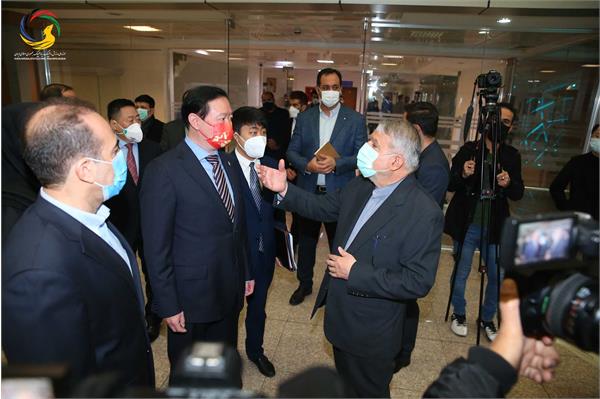 بازدید سفیر کشور چین و هیئت همراه از موزه ملی ورزش، المپیک، پارالمپیک