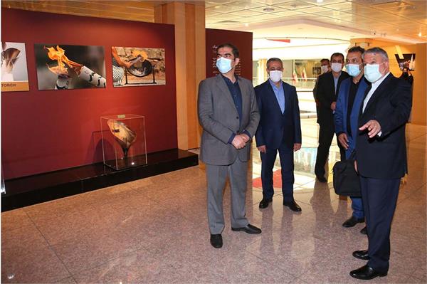 بازدید رئیس فدراسیون ورزش مجلس از موزه ملی ورزش،المپیک،پارالمپیک