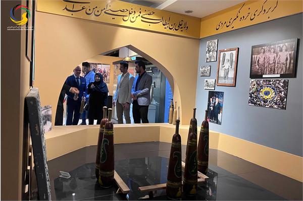 بازدید آندری نوویکوو مدرس جهانی پیلاتس و عضو کنفدراسیون پیلاتس از موزه ملی ورزش، المپیک، پارالمپیک