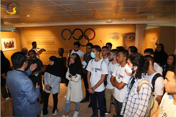 بازدید دانشجویان دانشکده تربیت بدنی دانشگاه خوارزمی از موزه ملی ورزش، المپیک، پارالمپیک