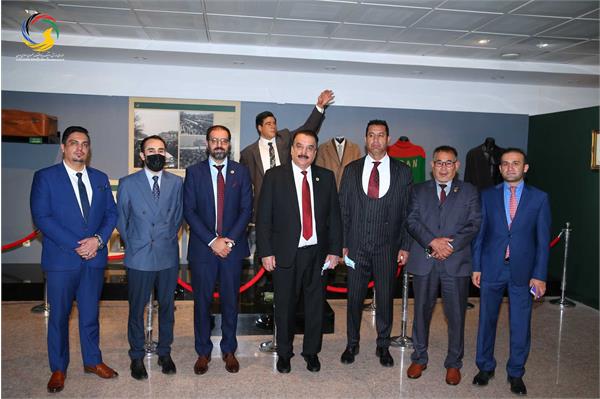 بازدید وزیر و رئیس کمیته ملی المپیک افغانستان و هیئت همراه از موزه ملی ورزش،المپیک،پارالمپیک