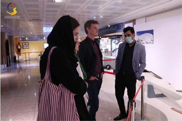 بازدید رایزن فرهنگ و مسئول ورزش سفارت آلمان از موزه ملی ورزش، المپیک، پارالمپیک