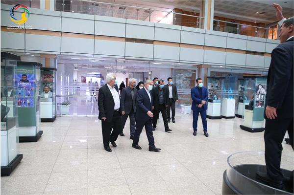 بازدید دکتر حمید سجادی وزیر ورزش و جوانان از موزه ملی ورزش، المپیک، پارالمپیک