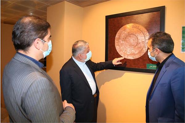 بازدید رئیس فدراسیون ورزش مجلس از موزه ملی ورزش،المپیک،پارالمپیک