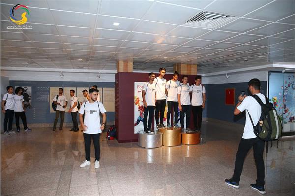 بازدید دانشجویان دانشکده تربیت بدنی دانشگاه تهران از موزه ملی ورزش، المپیک، پارالمپیک